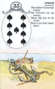 lenormand kaart 35 anker