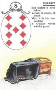 lenormand kaart 8 lijkkist