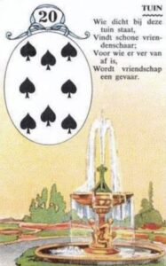 lenormand kaart 20 tuin