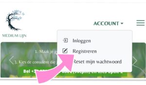 Registreer jezelf voor een gratis account x mediumlijn